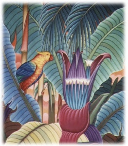 tropical art paintings